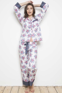 Retro Antique Rose 100% Cotton Mix-Match PJ Set